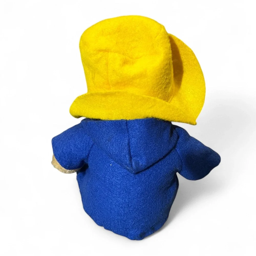 Vintage Sears Paddington Bear Plush Yellow Hat Blue‎ Coat Kids Gifts